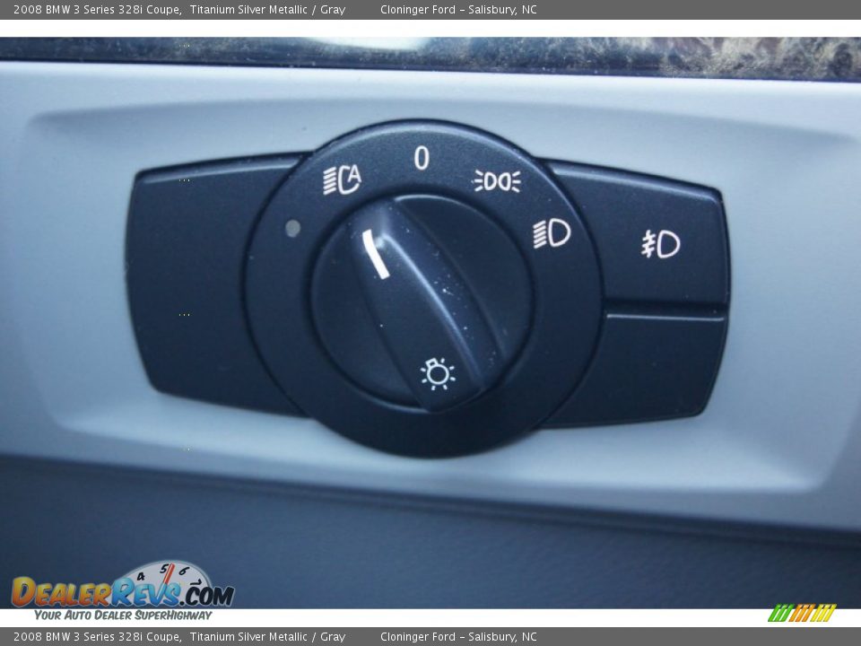 2008 BMW 3 Series 328i Coupe Titanium Silver Metallic / Gray Photo #24