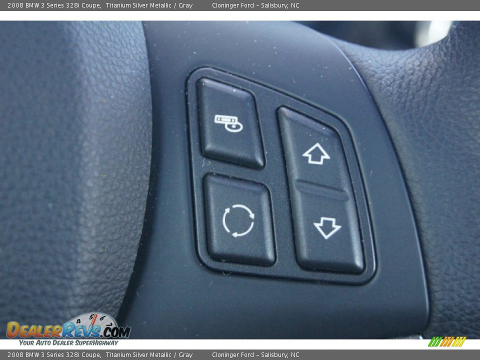 2008 BMW 3 Series 328i Coupe Titanium Silver Metallic / Gray Photo #26