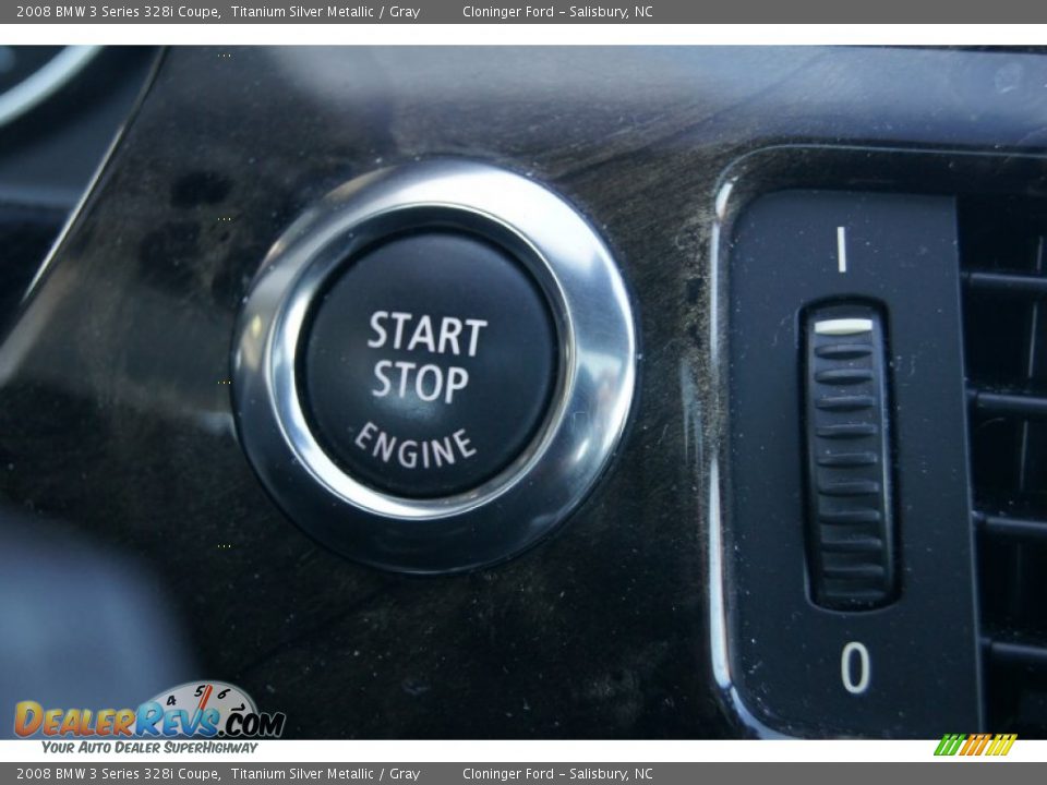 2008 BMW 3 Series 328i Coupe Titanium Silver Metallic / Gray Photo #28