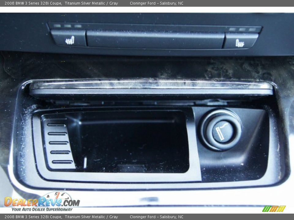 2008 BMW 3 Series 328i Coupe Titanium Silver Metallic / Gray Photo #30