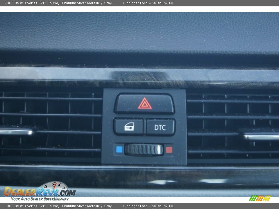 2008 BMW 3 Series 328i Coupe Titanium Silver Metallic / Gray Photo #33
