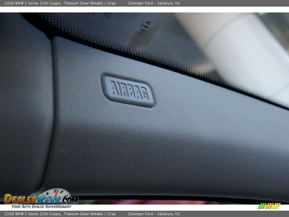 2008 BMW 3 Series 328i Coupe Titanium Silver Metallic / Gray Photo #34