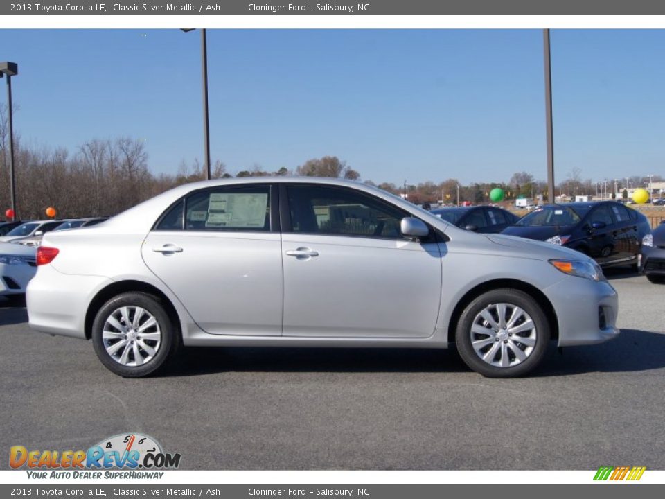 2013 Toyota Corolla LE Classic Silver Metallic / Ash Photo #6