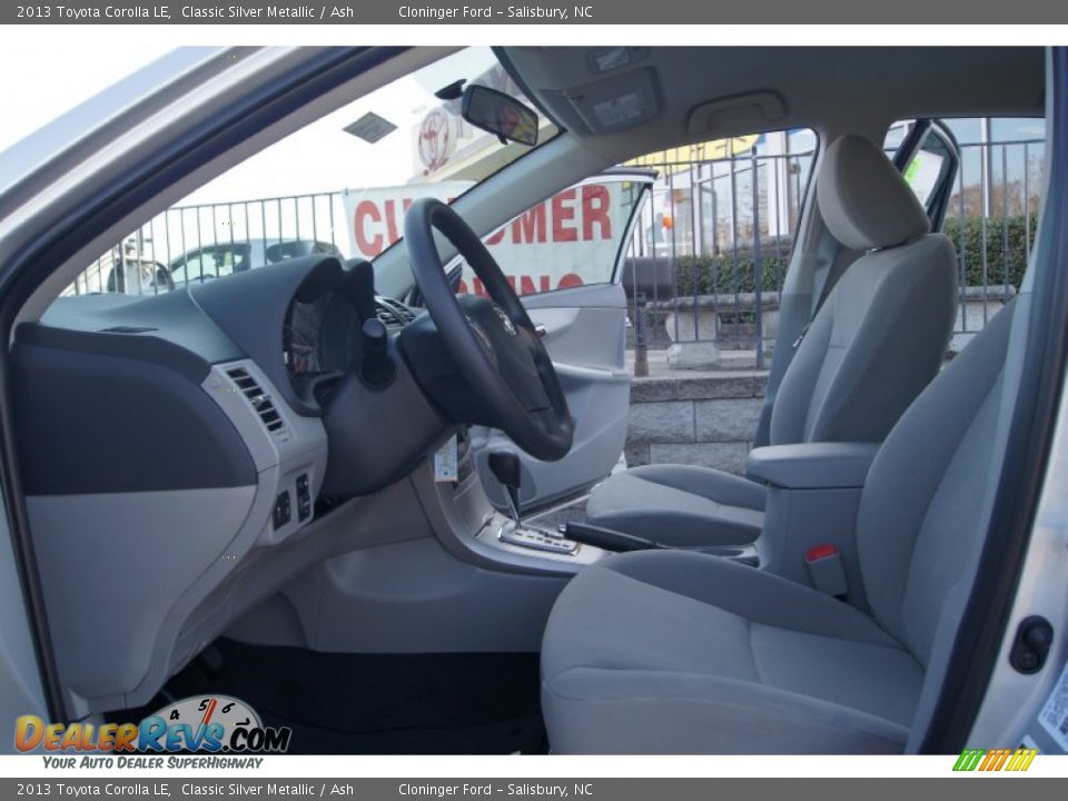 2013 Toyota Corolla LE Classic Silver Metallic / Ash Photo #10