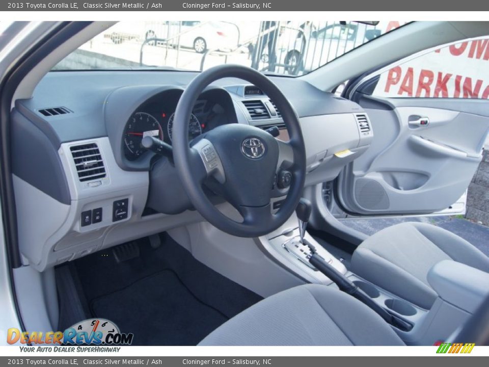 2013 Toyota Corolla LE Classic Silver Metallic / Ash Photo #11