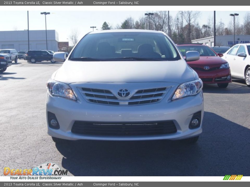 2013 Toyota Corolla LE Classic Silver Metallic / Ash Photo #33