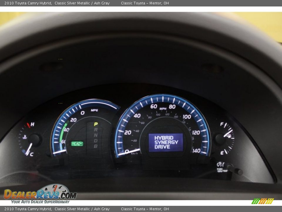 2010 Toyota Camry Hybrid Classic Silver Metallic / Ash Gray Photo #12