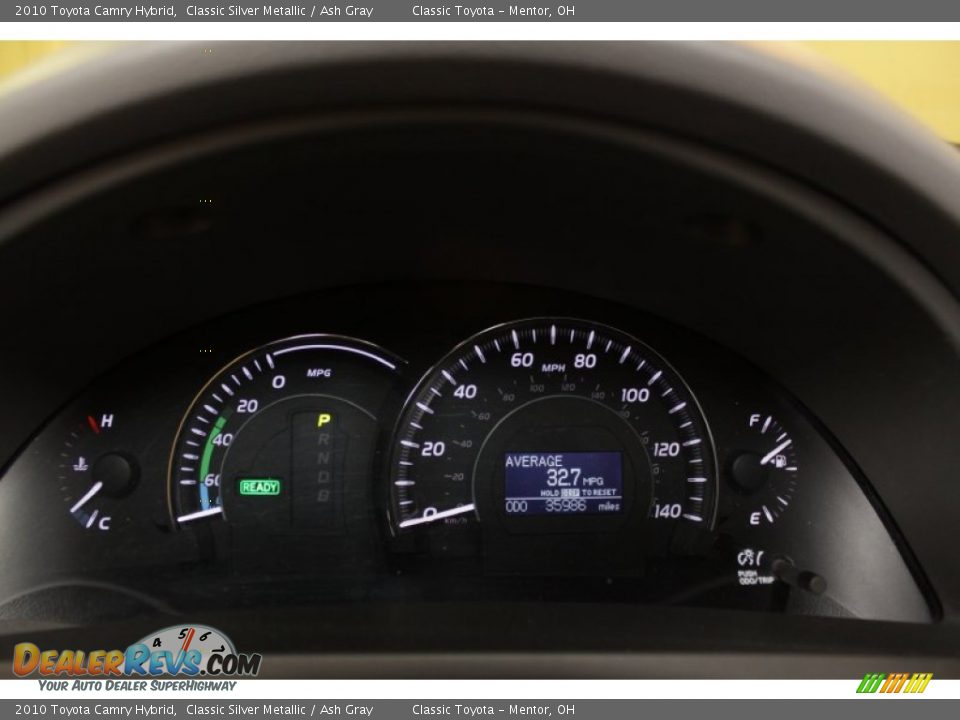 2010 Toyota Camry Hybrid Classic Silver Metallic / Ash Gray Photo #13