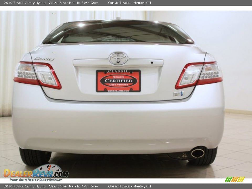 2010 Toyota Camry Hybrid Classic Silver Metallic / Ash Gray Photo #17