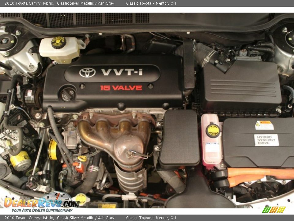 2010 Toyota Camry Hybrid Classic Silver Metallic / Ash Gray Photo #19