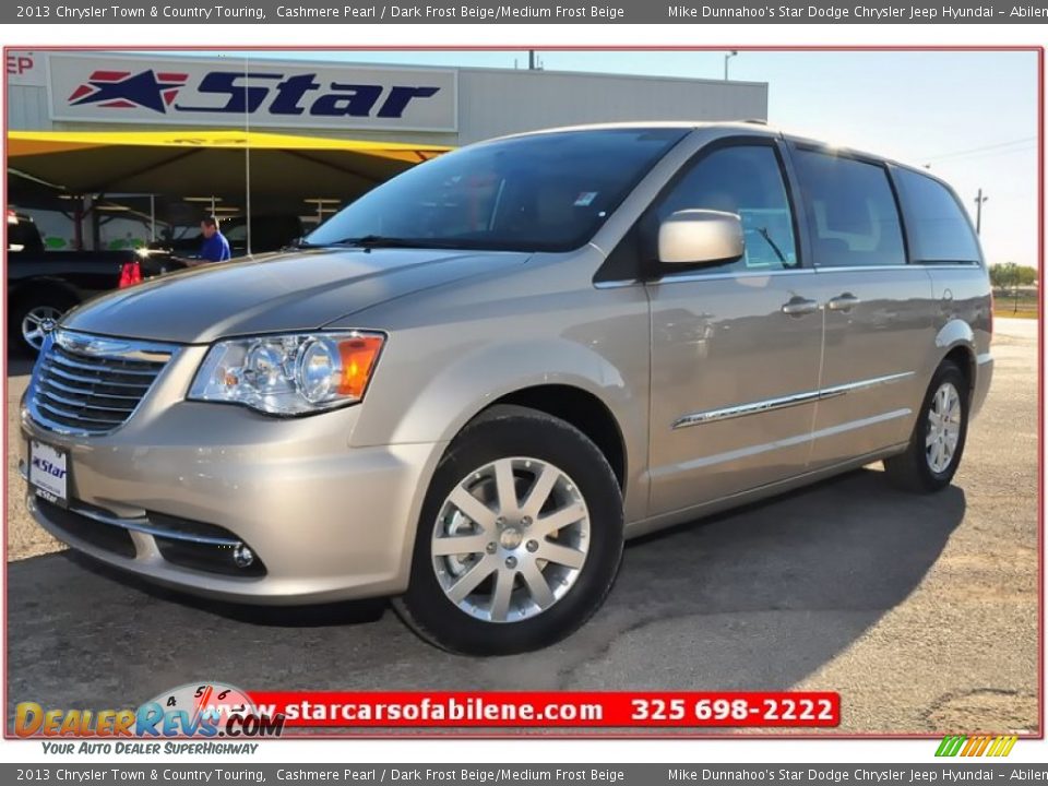 2013 Chrysler Town & Country Touring Cashmere Pearl / Dark Frost Beige/Medium Frost Beige Photo #1