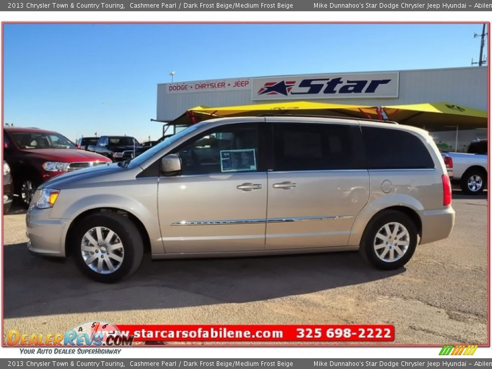 2013 Chrysler Town & Country Touring Cashmere Pearl / Dark Frost Beige/Medium Frost Beige Photo #2