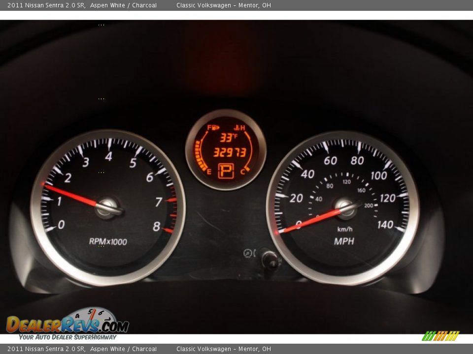 2011 Nissan Sentra 2.0 SR Aspen White / Charcoal Photo #8