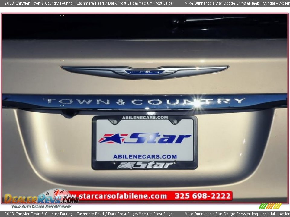 2013 Chrysler Town & Country Touring Cashmere Pearl / Dark Frost Beige/Medium Frost Beige Photo #6