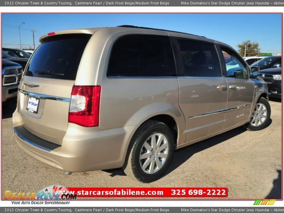2013 Chrysler Town & Country Touring Cashmere Pearl / Dark Frost Beige/Medium Frost Beige Photo #7
