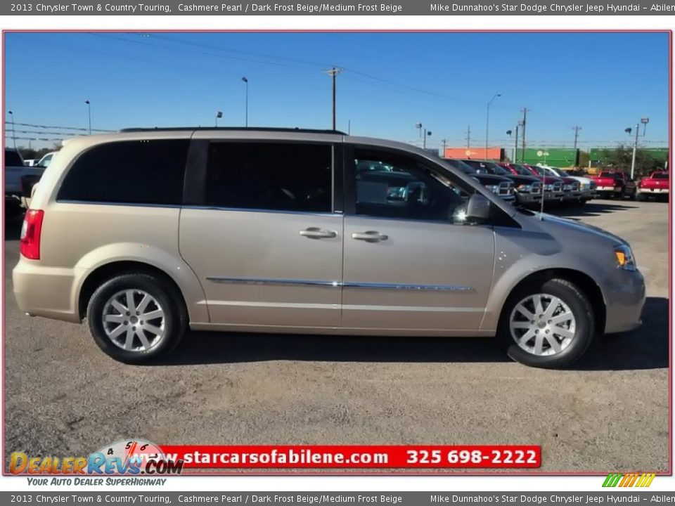 2013 Chrysler Town & Country Touring Cashmere Pearl / Dark Frost Beige/Medium Frost Beige Photo #8