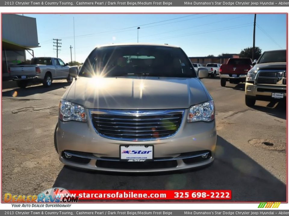 2013 Chrysler Town & Country Touring Cashmere Pearl / Dark Frost Beige/Medium Frost Beige Photo #10