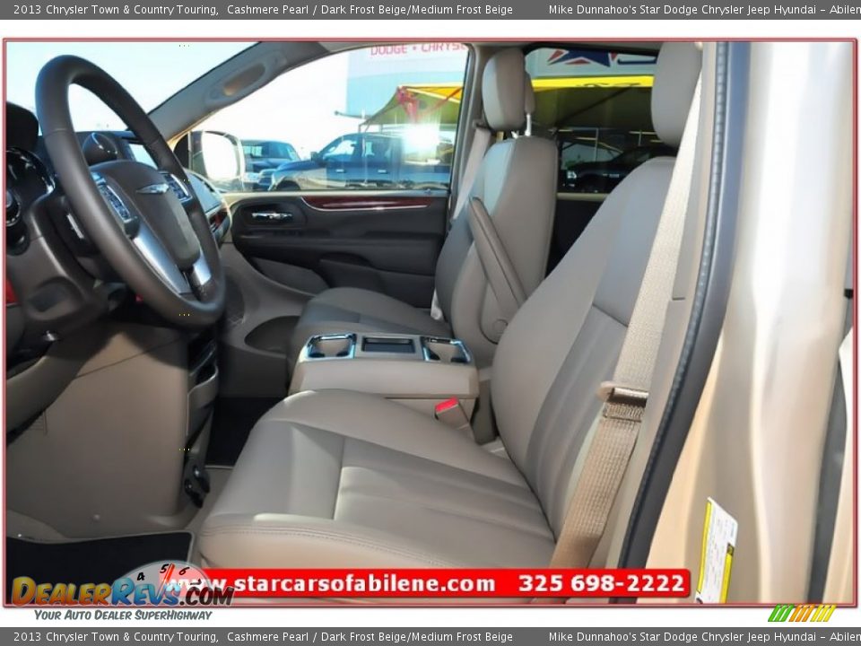2013 Chrysler Town & Country Touring Cashmere Pearl / Dark Frost Beige/Medium Frost Beige Photo #12