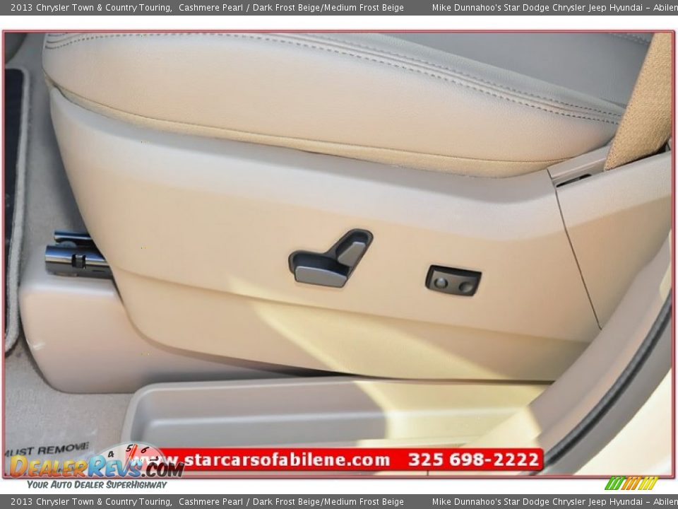 2013 Chrysler Town & Country Touring Cashmere Pearl / Dark Frost Beige/Medium Frost Beige Photo #13