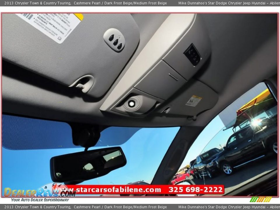 2013 Chrysler Town & Country Touring Cashmere Pearl / Dark Frost Beige/Medium Frost Beige Photo #17