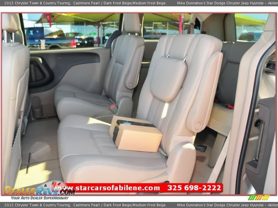 2013 Chrysler Town & Country Touring Cashmere Pearl / Dark Frost Beige/Medium Frost Beige Photo #18