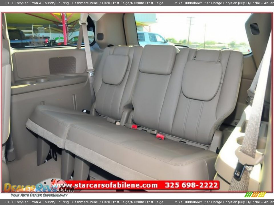 2013 Chrysler Town & Country Touring Cashmere Pearl / Dark Frost Beige/Medium Frost Beige Photo #19