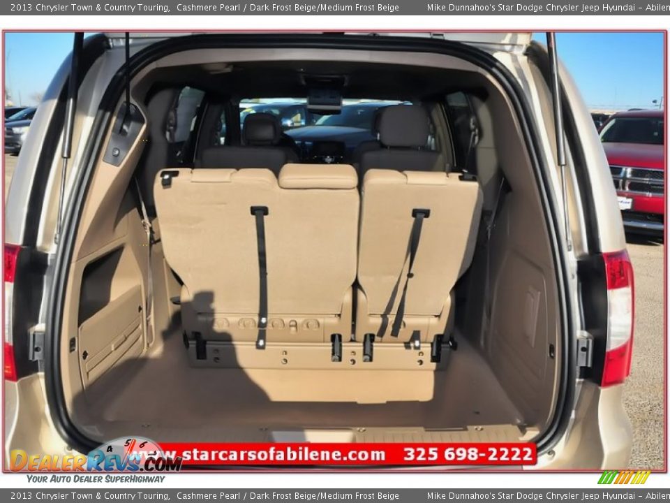 2013 Chrysler Town & Country Touring Cashmere Pearl / Dark Frost Beige/Medium Frost Beige Photo #22