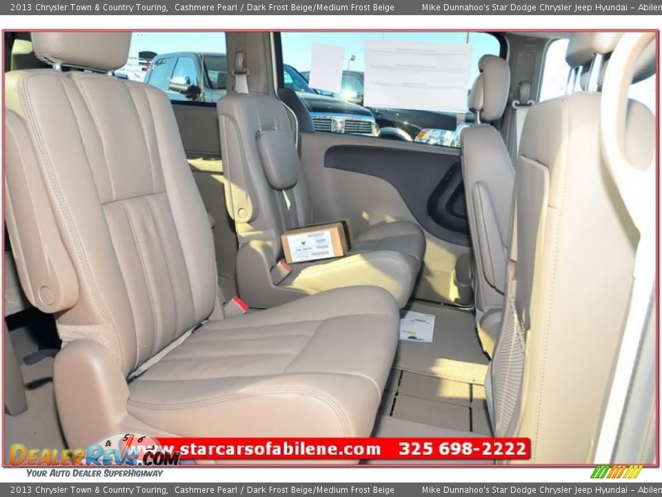 2013 Chrysler Town & Country Touring Cashmere Pearl / Dark Frost Beige/Medium Frost Beige Photo #24