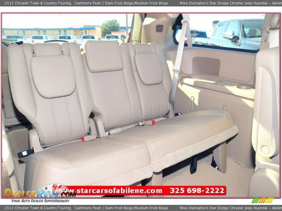 2013 Chrysler Town & Country Touring Cashmere Pearl / Dark Frost Beige/Medium Frost Beige Photo #25