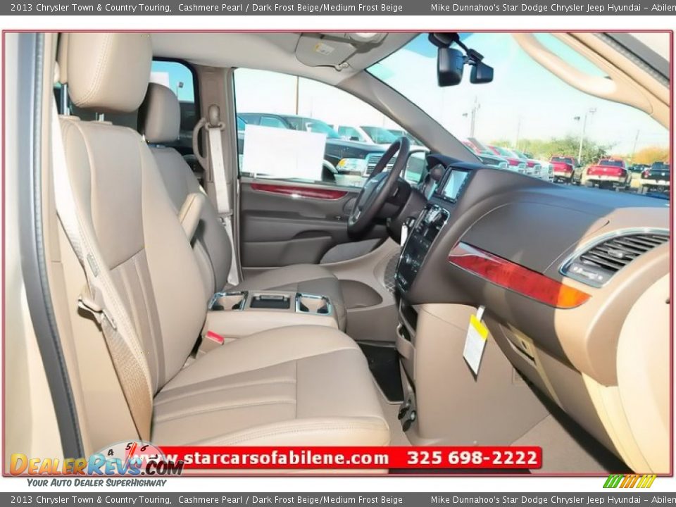 2013 Chrysler Town & Country Touring Cashmere Pearl / Dark Frost Beige/Medium Frost Beige Photo #26