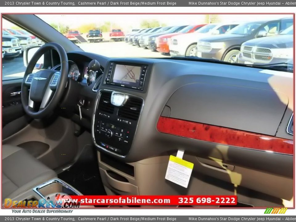 2013 Chrysler Town & Country Touring Cashmere Pearl / Dark Frost Beige/Medium Frost Beige Photo #27