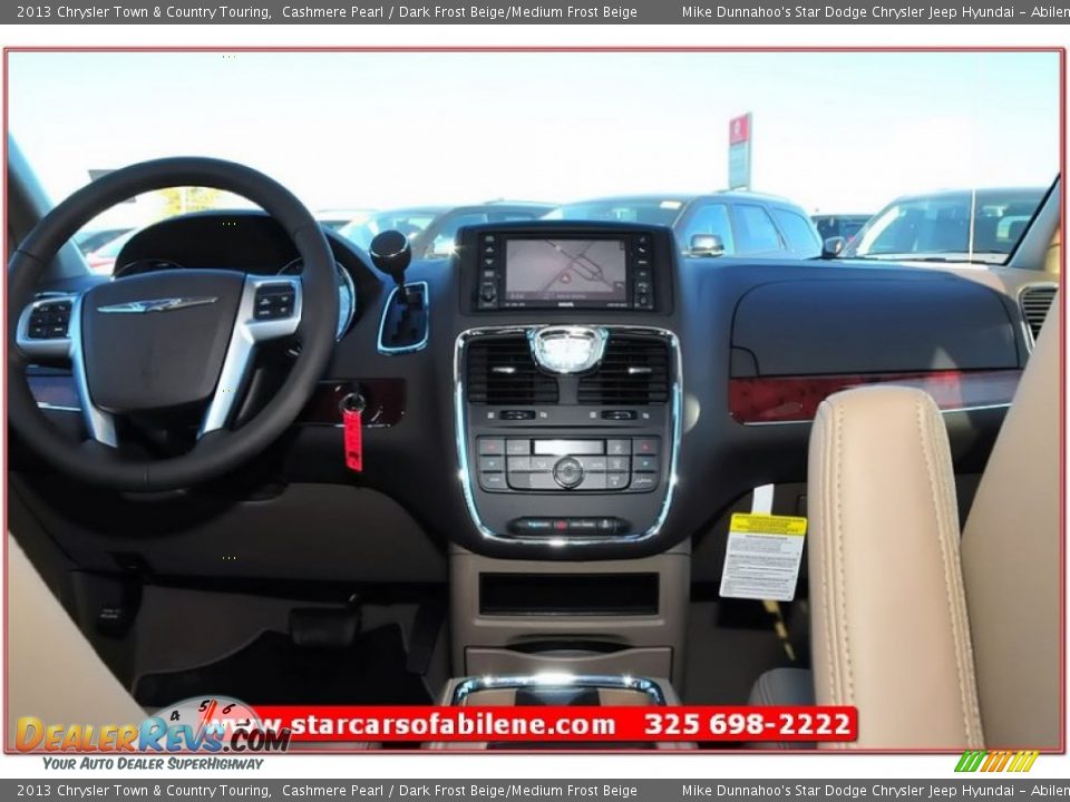 2013 Chrysler Town & Country Touring Cashmere Pearl / Dark Frost Beige/Medium Frost Beige Photo #28