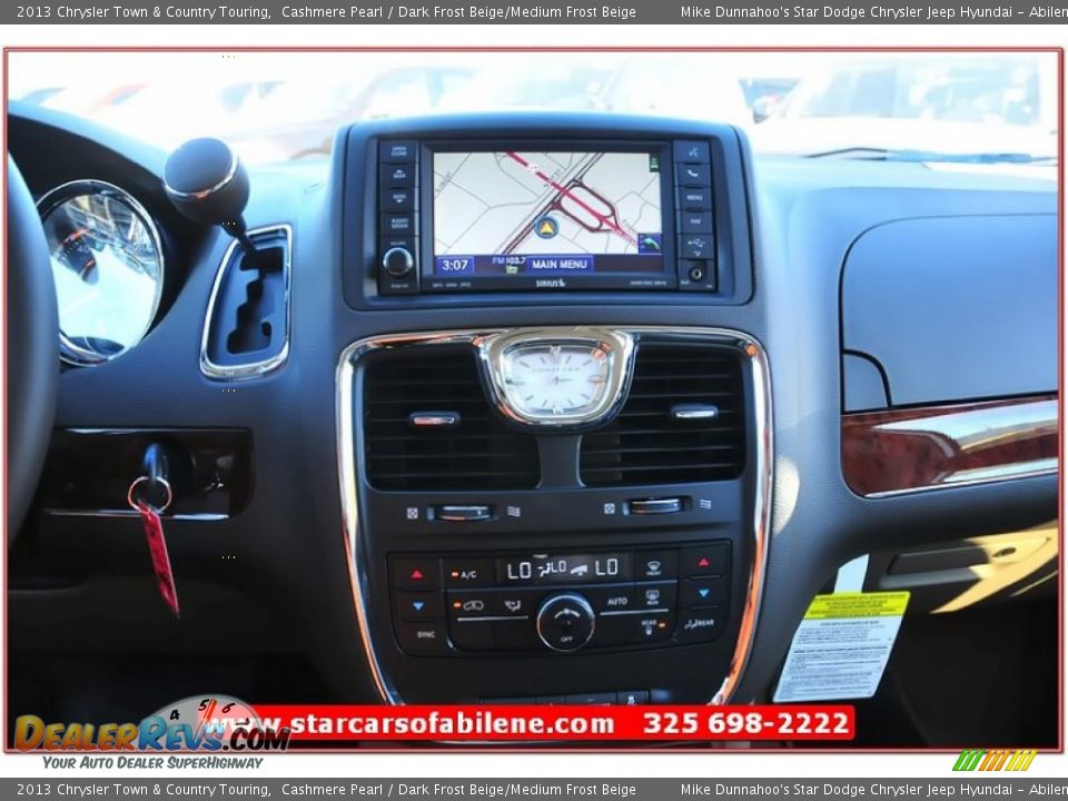 2013 Chrysler Town & Country Touring Cashmere Pearl / Dark Frost Beige/Medium Frost Beige Photo #30
