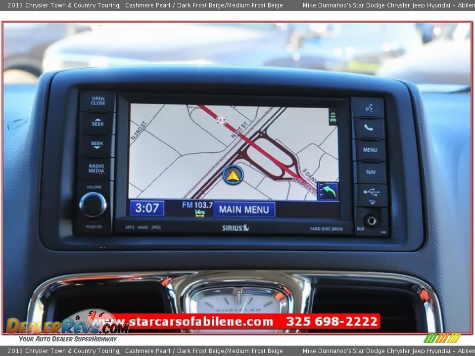 2013 Chrysler Town & Country Touring Cashmere Pearl / Dark Frost Beige/Medium Frost Beige Photo #31