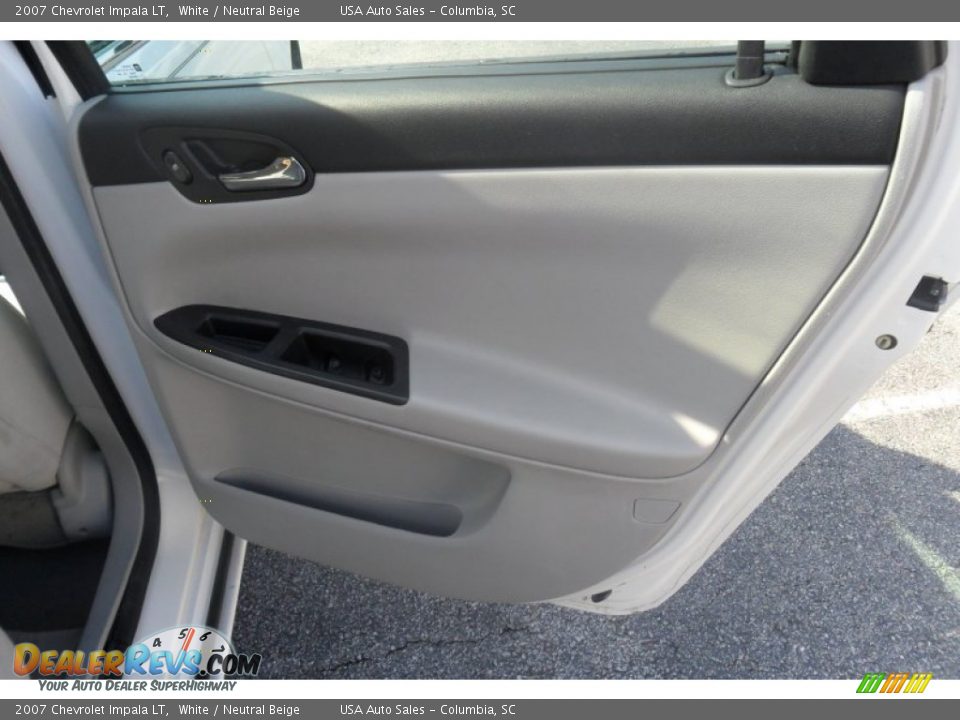 2007 Chevrolet Impala LT White / Neutral Beige Photo #16