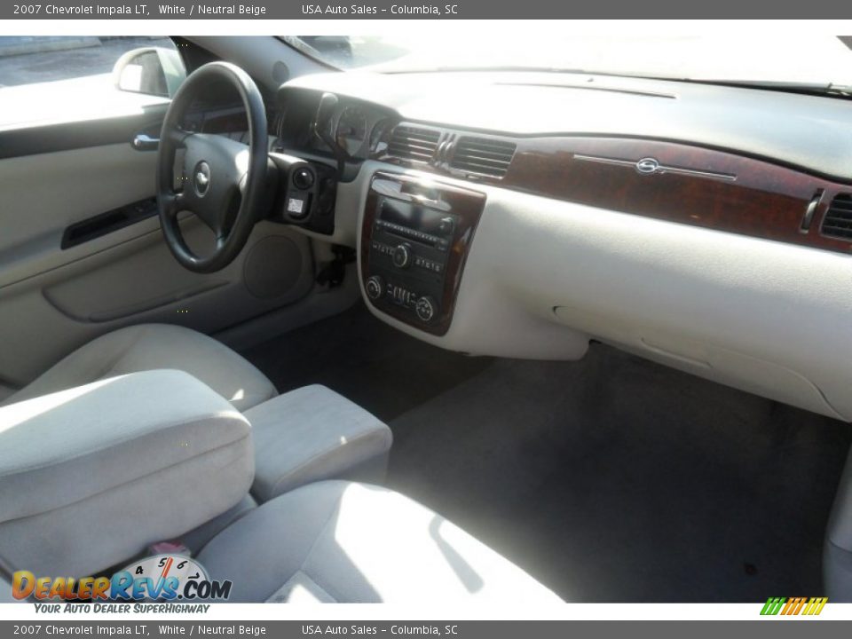 2007 Chevrolet Impala LT White / Neutral Beige Photo #19