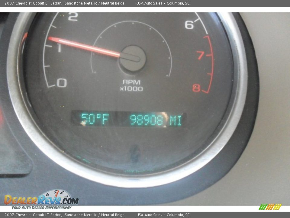 2007 Chevrolet Cobalt LT Sedan Sandstone Metallic / Neutral Beige Photo #24