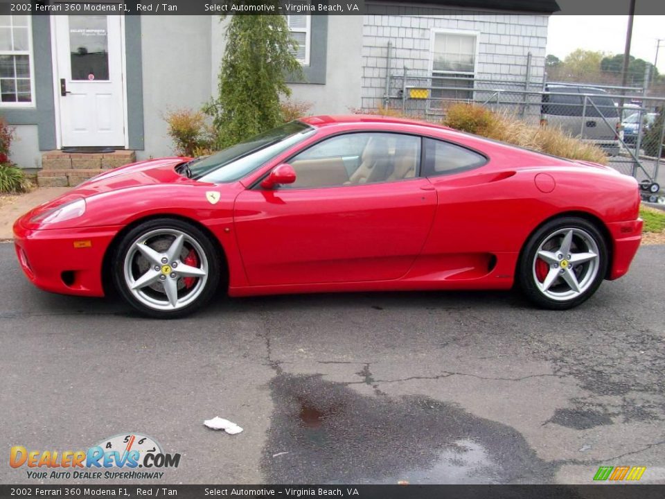 2002 Ferrari 360 Modena F1 Red / Tan Photo #2