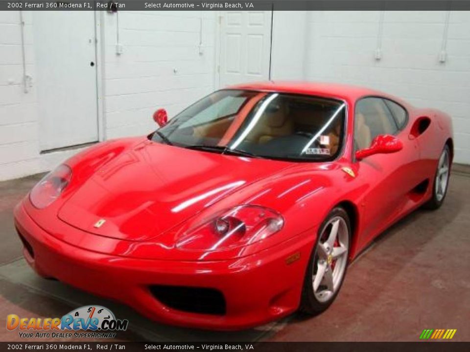 2002 Ferrari 360 Modena F1 Red / Tan Photo #4