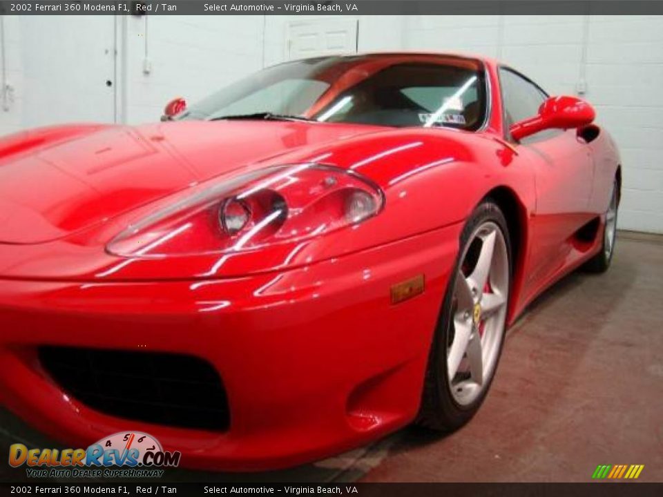 2002 Ferrari 360 Modena F1 Red / Tan Photo #5