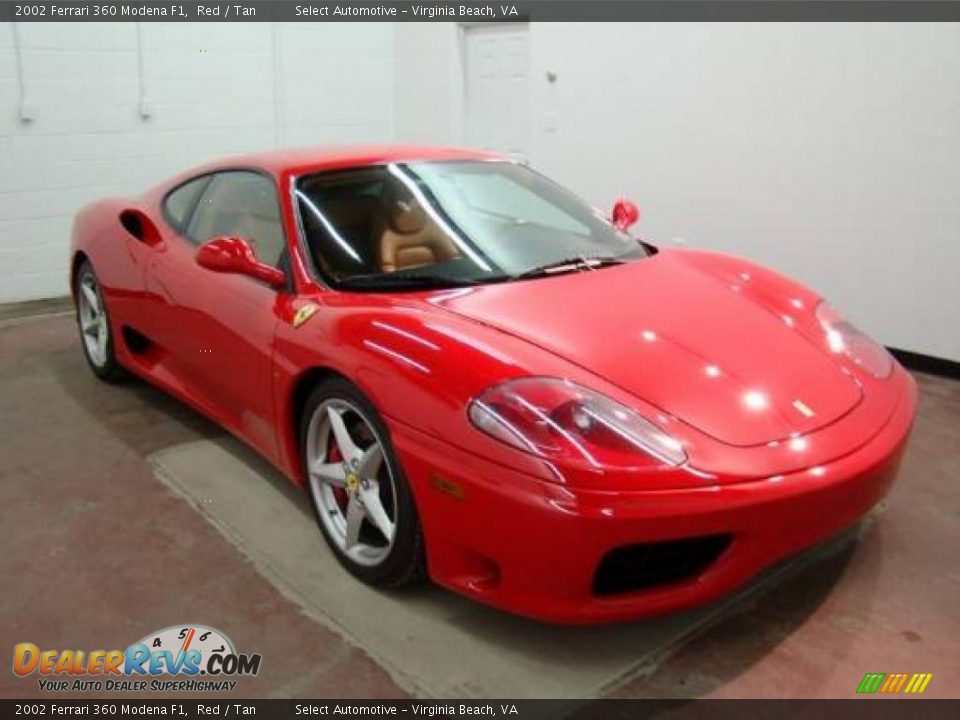 2002 Ferrari 360 Modena F1 Red / Tan Photo #6