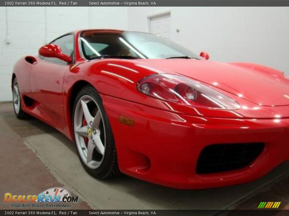 2002 Ferrari 360 Modena F1 Red / Tan Photo #7