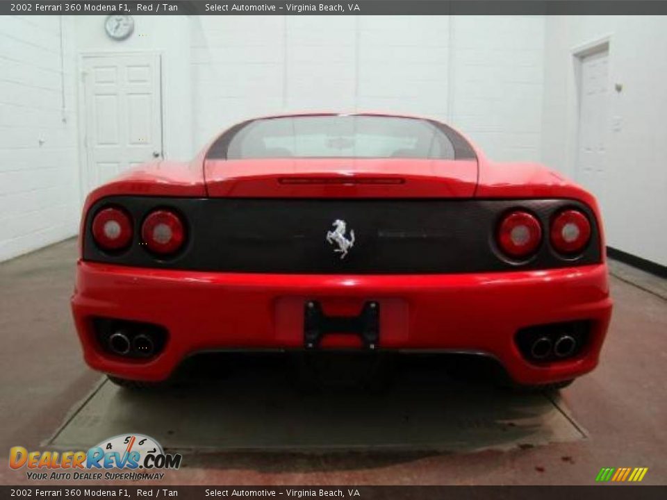 2002 Ferrari 360 Modena F1 Red / Tan Photo #8