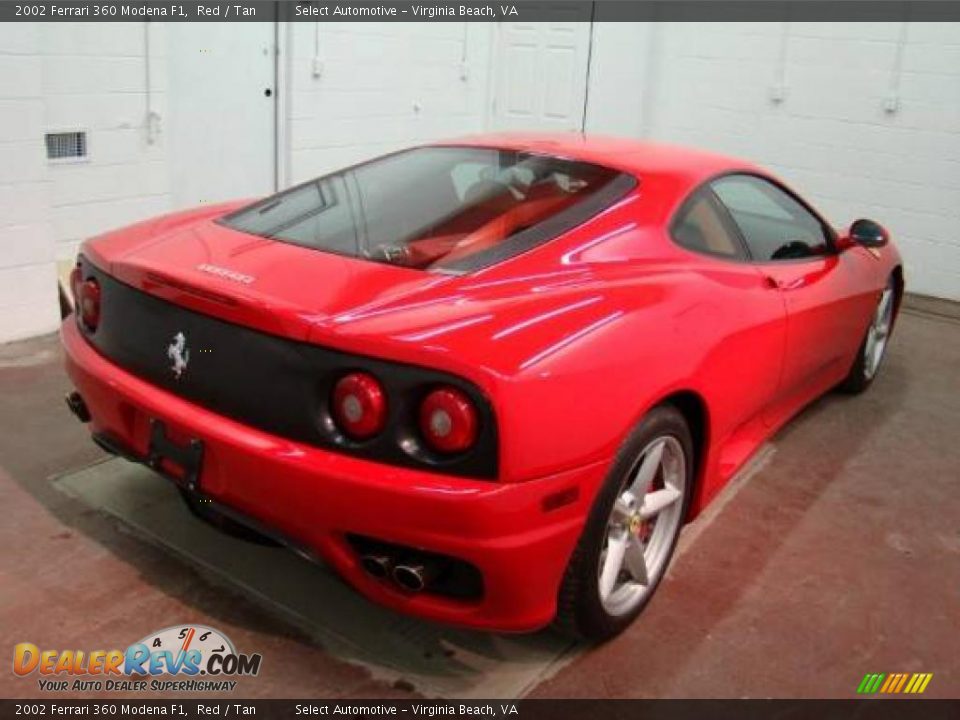 2002 Ferrari 360 Modena F1 Red / Tan Photo #9