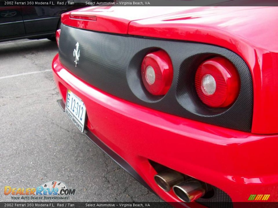 2002 Ferrari 360 Modena F1 Red / Tan Photo #17