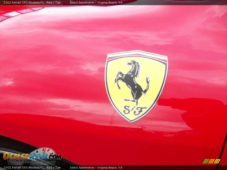 2002 Ferrari 360 Modena F1 Red / Tan Photo #18