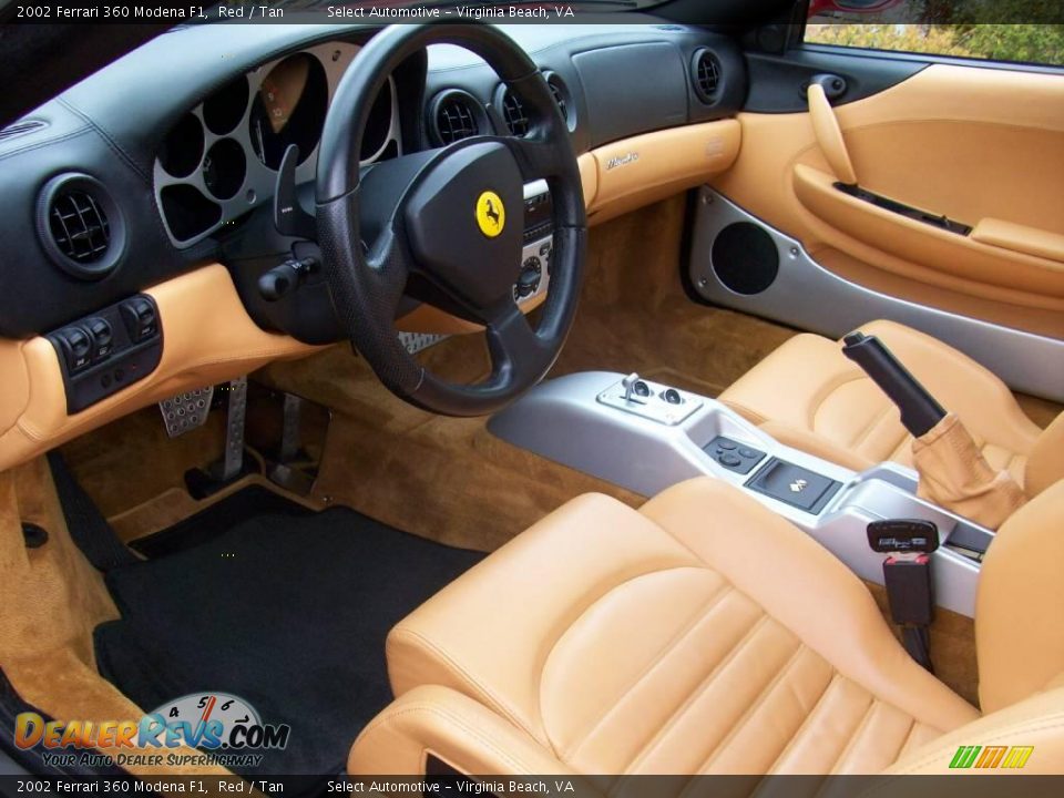 2002 Ferrari 360 Modena F1 Red / Tan Photo #23