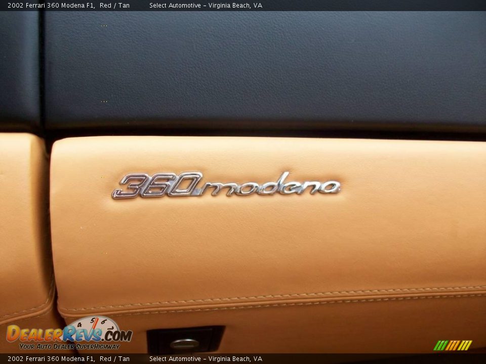 2002 Ferrari 360 Modena F1 Red / Tan Photo #35