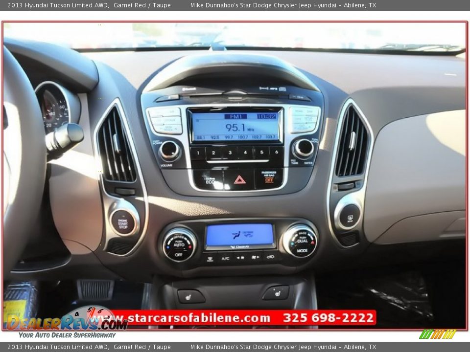 2013 Hyundai Tucson Limited AWD Garnet Red / Taupe Photo #29