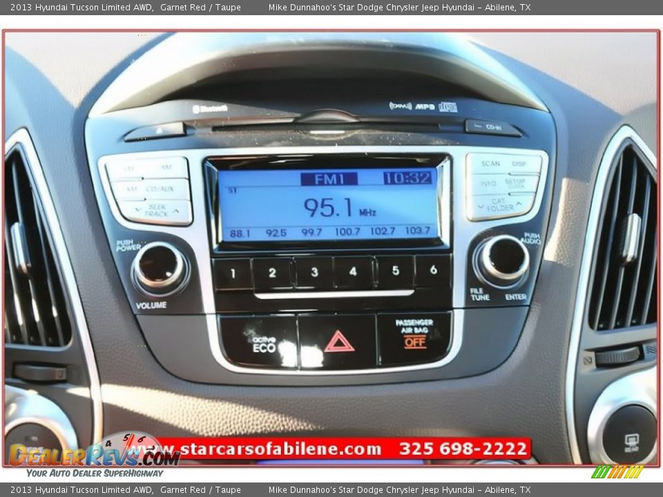 2013 Hyundai Tucson Limited AWD Garnet Red / Taupe Photo #30